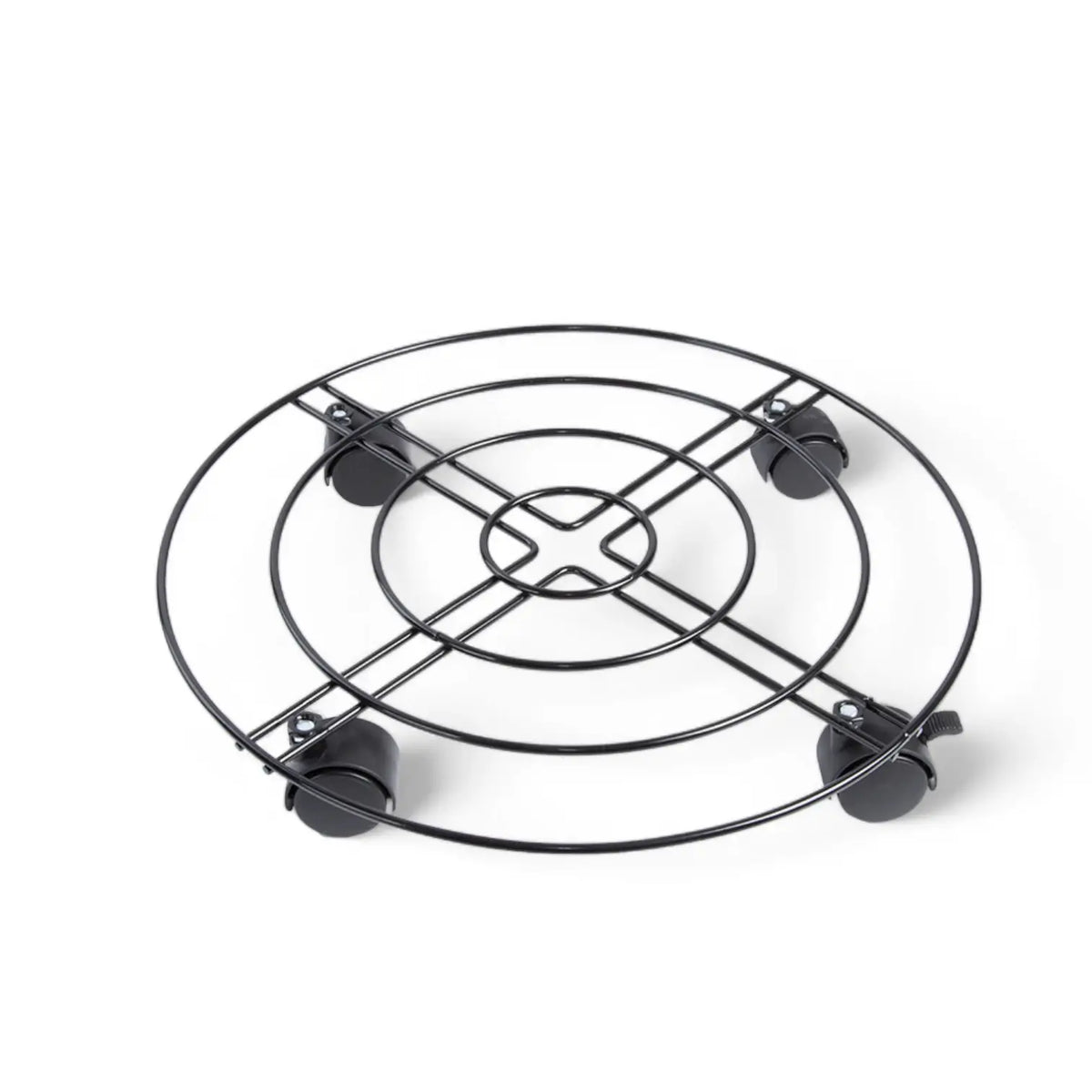 Metal Plant Trolley on white background.