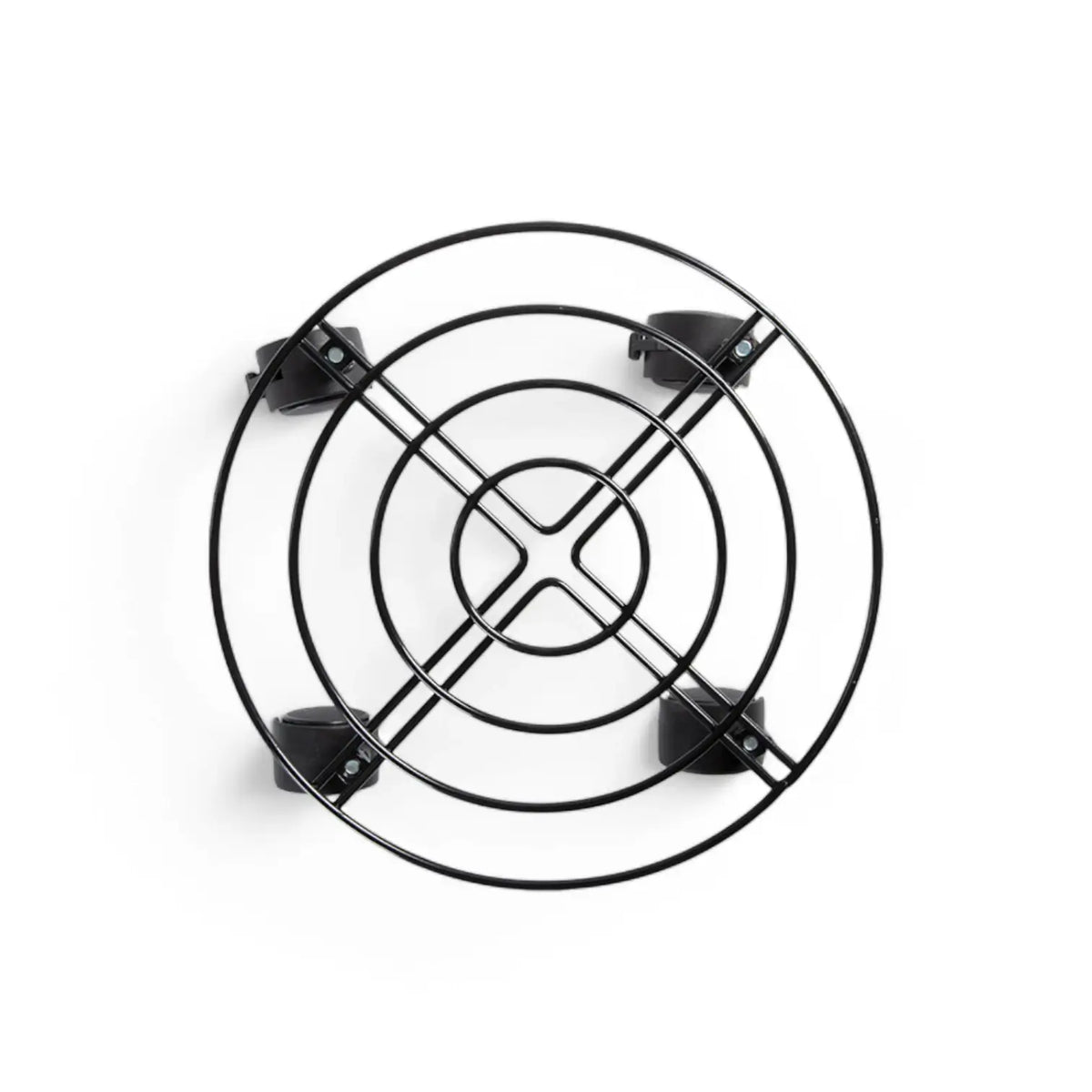 Metal Plant Trolley on white background.