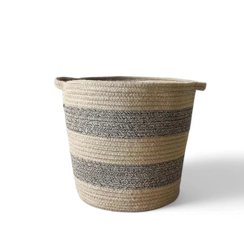Planter Basket 'Flores' on white background.