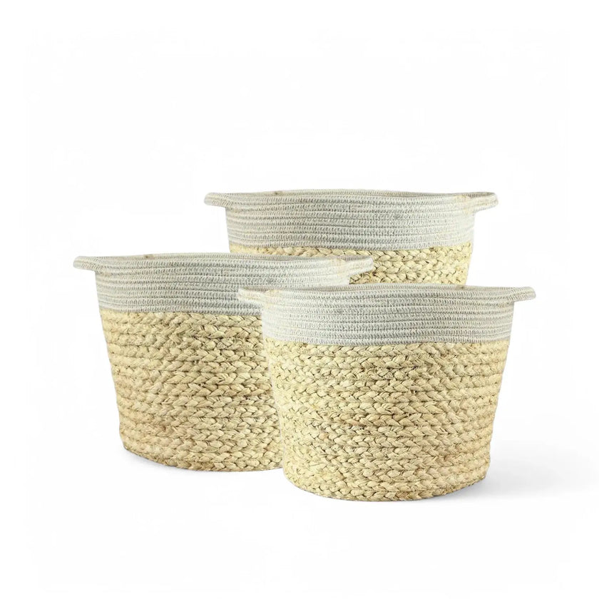 Planter Basket 'Lombok' on white background.