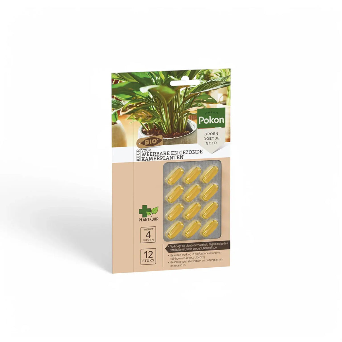 Pokon Bio Plant Cure Capsules main product photo on white background.