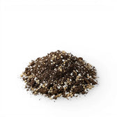 Pile of propagation soil mix on a white background 
