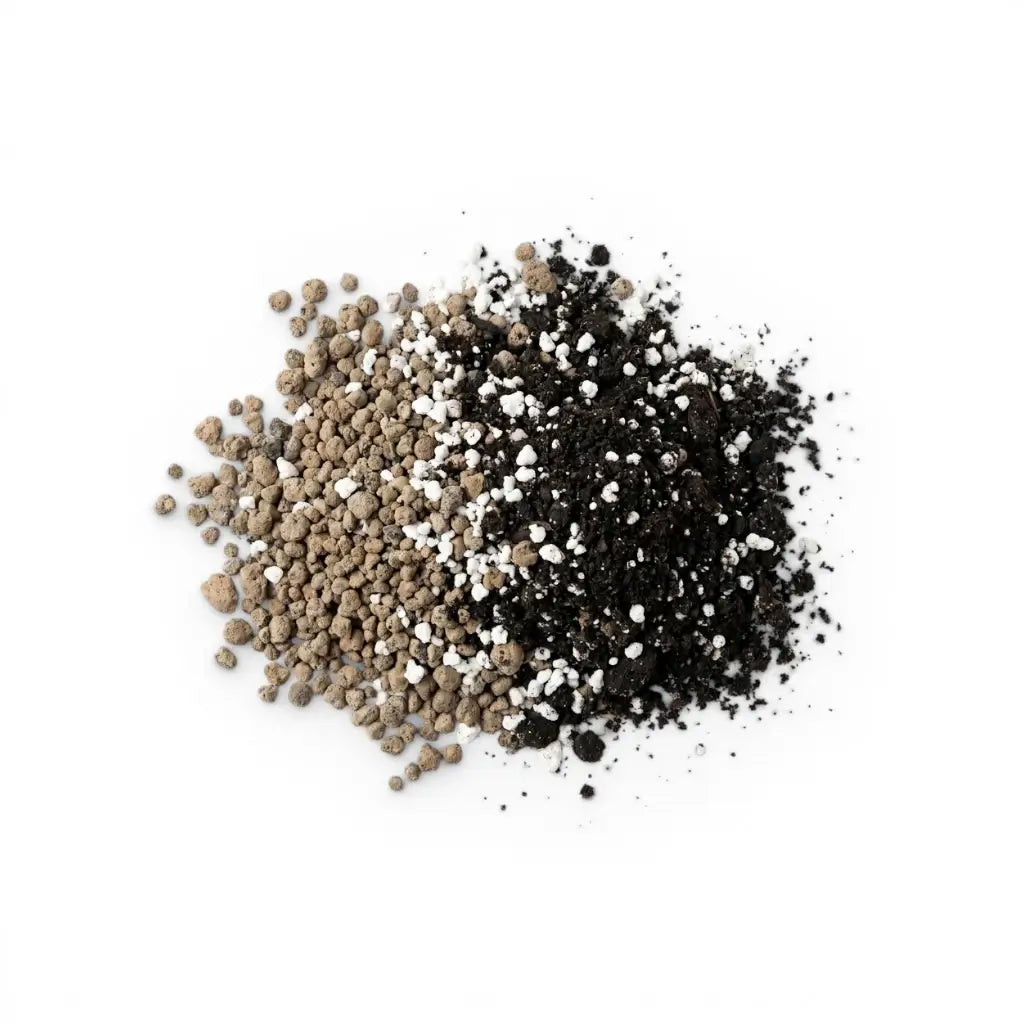 Succulent Substrate Set with Universal Soil, perlite and Lava Rock Granules