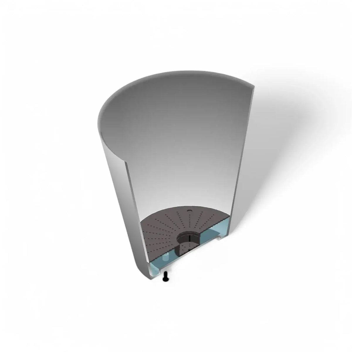 Artstone Planter 'Claire' on white background.