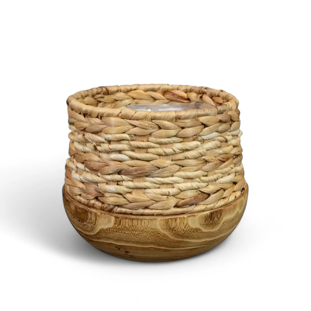 Basket Planter 'Diede' on white background.
