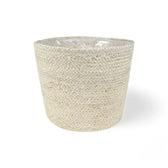 Basket Planter 'Selin' on white background.
