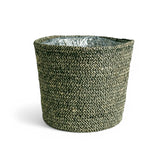 Basket Planter 'Selin' on white background.