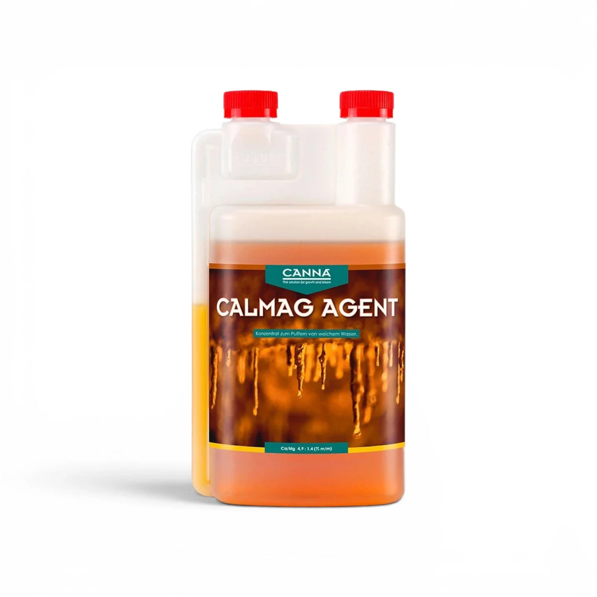 CANNA CalMag Agent 1-Liter-Flasche vor weißem Hintergrund