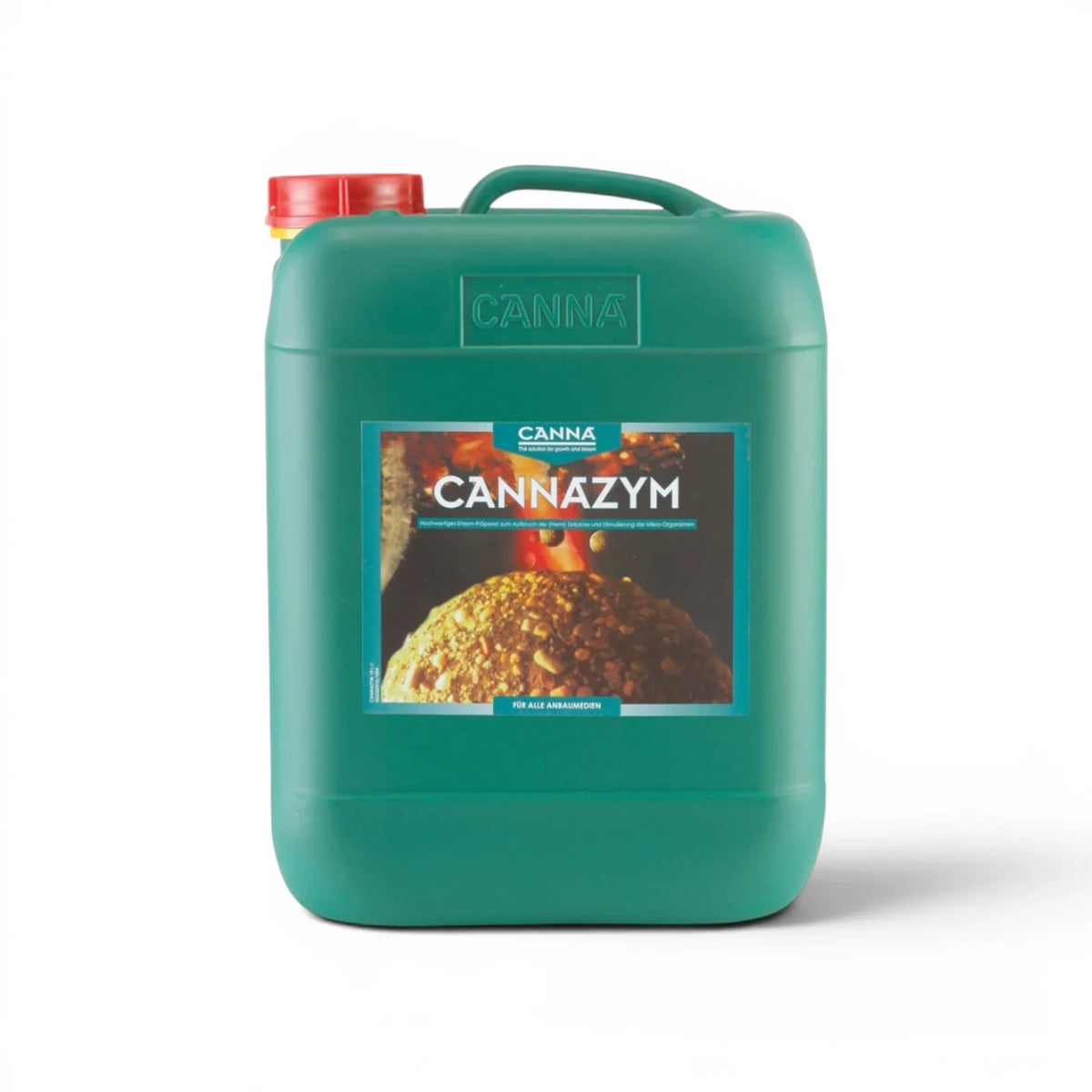 CANNA Cannazym 10 L bottle on a white background