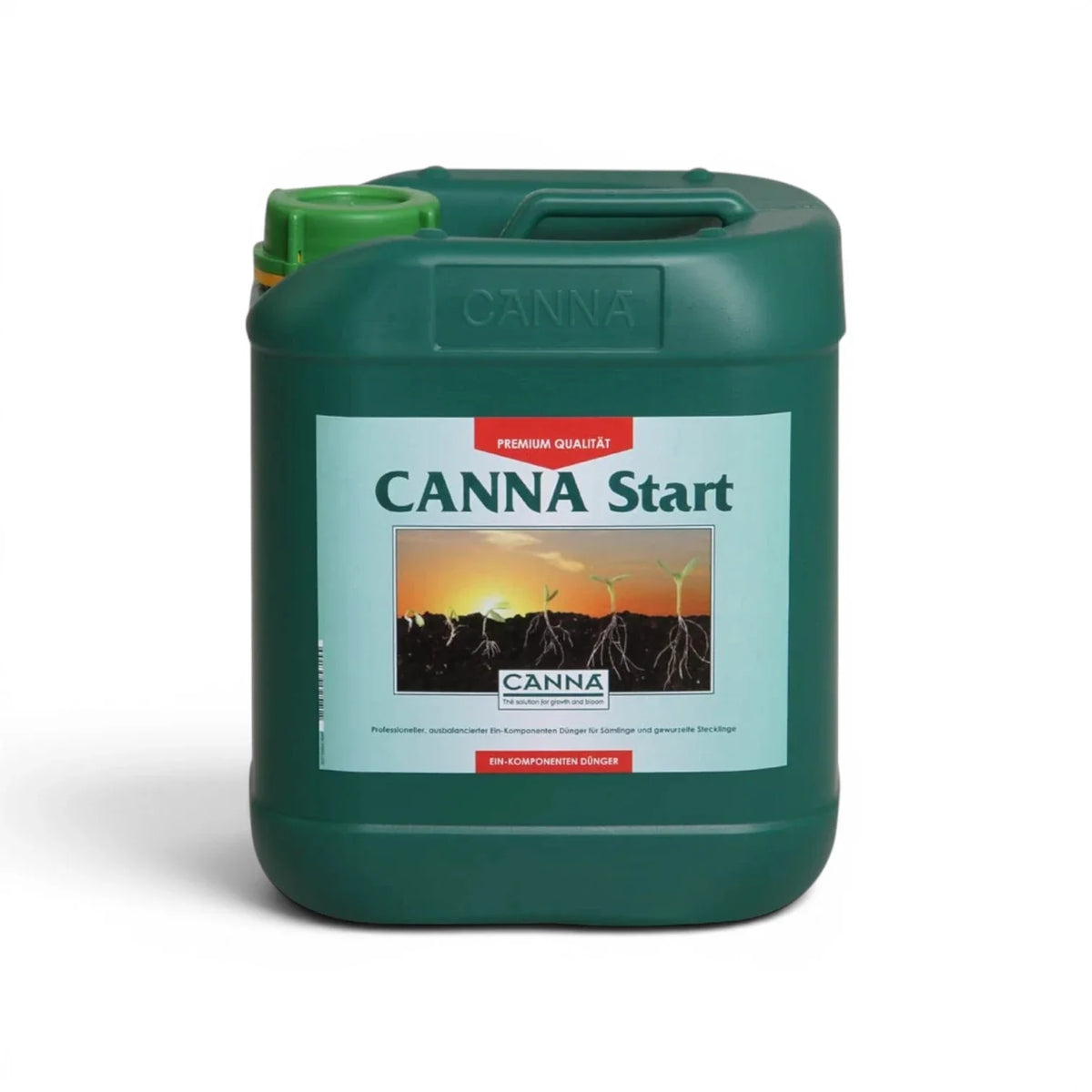 CANNA Start 5-Liter-Flasche vor weißem Hintergrund