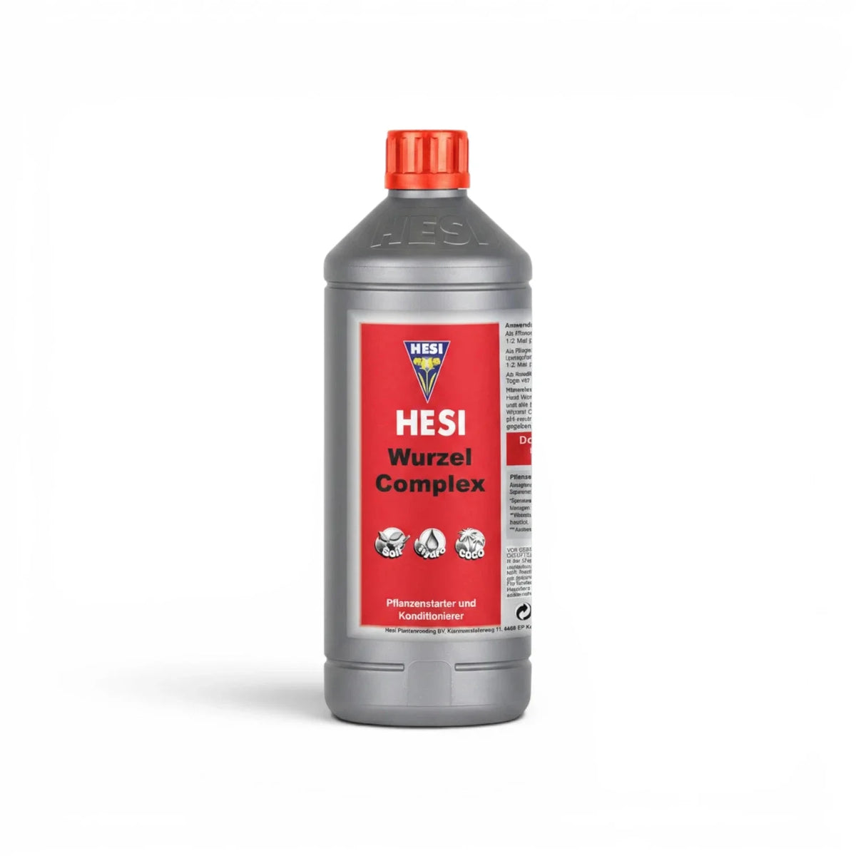 HESI Root Complex 1-Liter-Flasche vor weißem Hintergrund