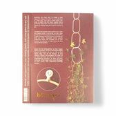 Golden Brass Chain – Plant Support for climbing plants on white background.