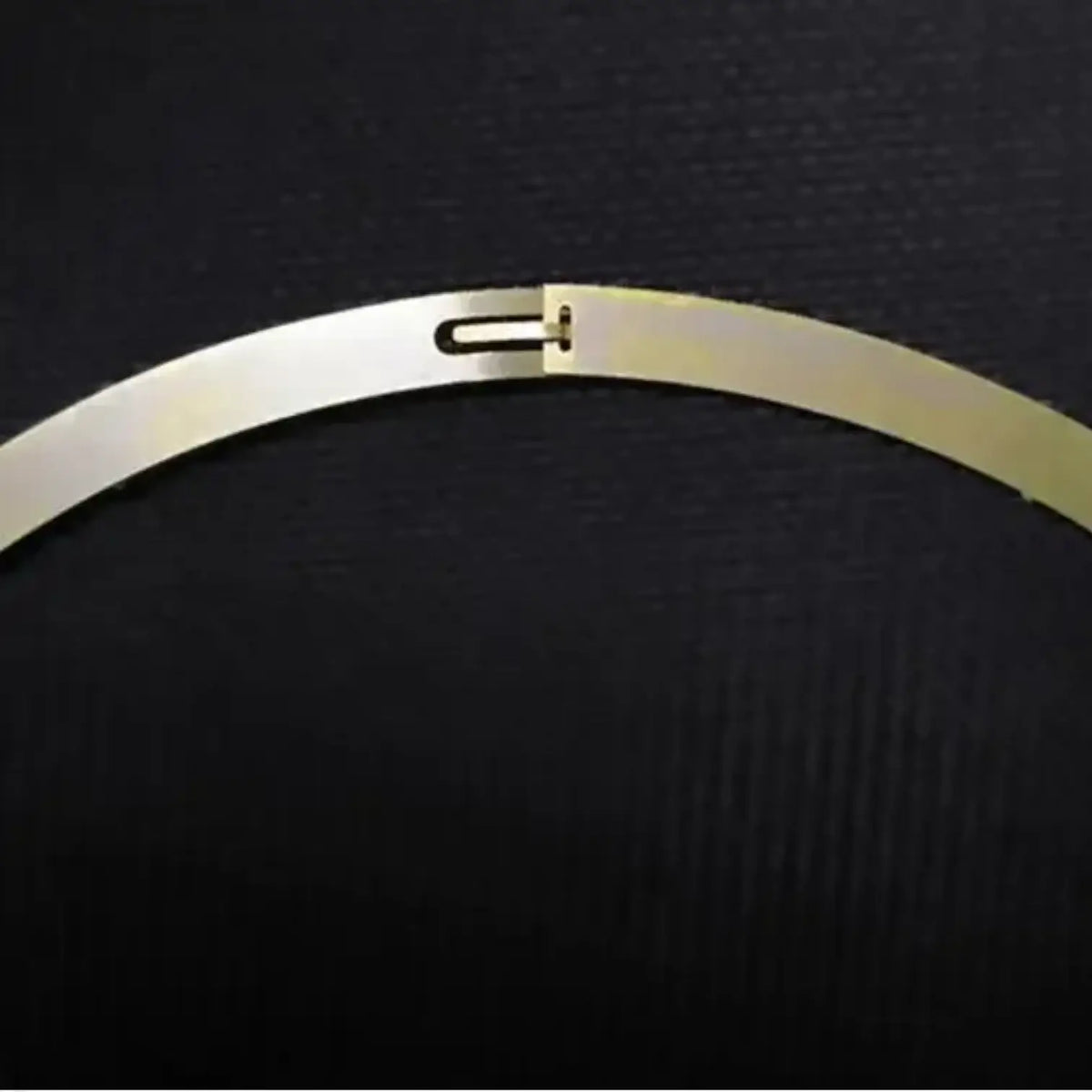 Golden Brass Chain – Plant Support for climbing plants on white background.