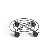 Metal Plant Trolley on white background.