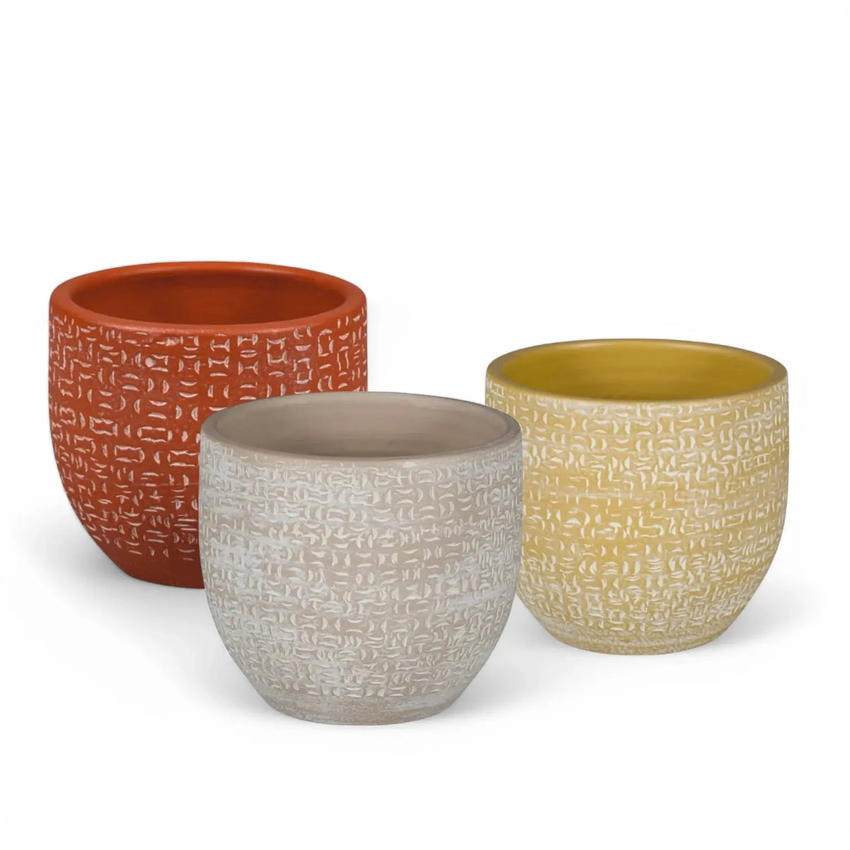 Planter 'Amarante' main product photo on white background.