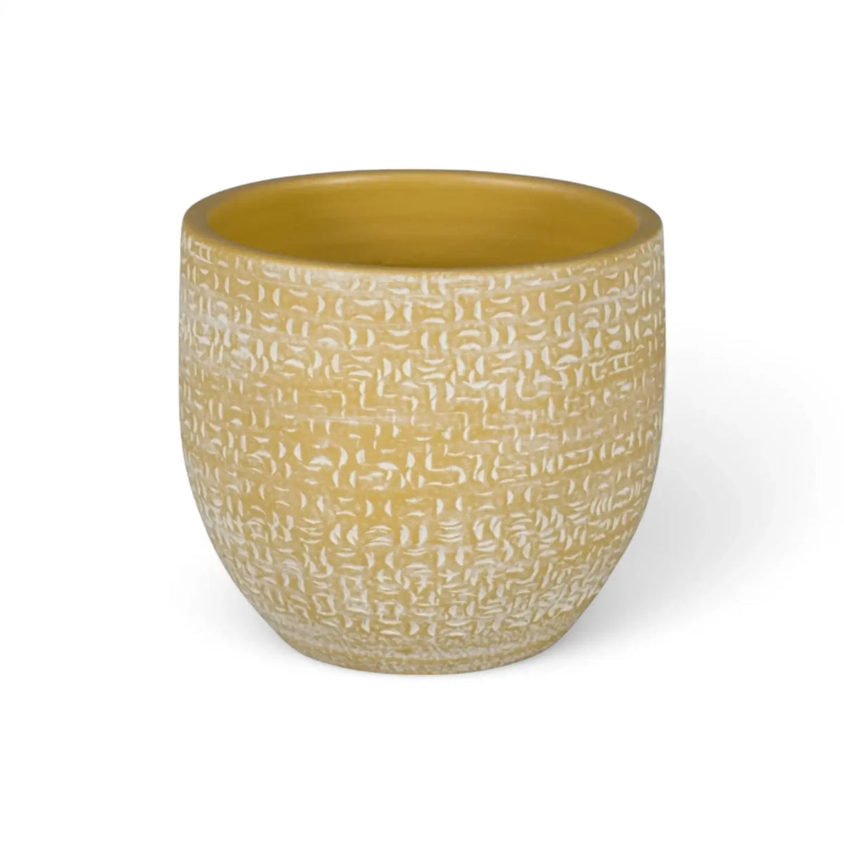 Planter 'Amarante' on white background.