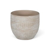 Planter 'Amarante' on white background.