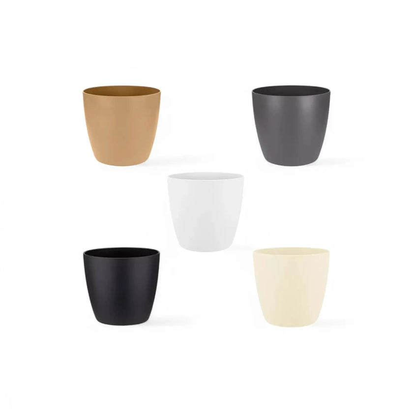 Planter 'Brussels round' main product photo on white background.