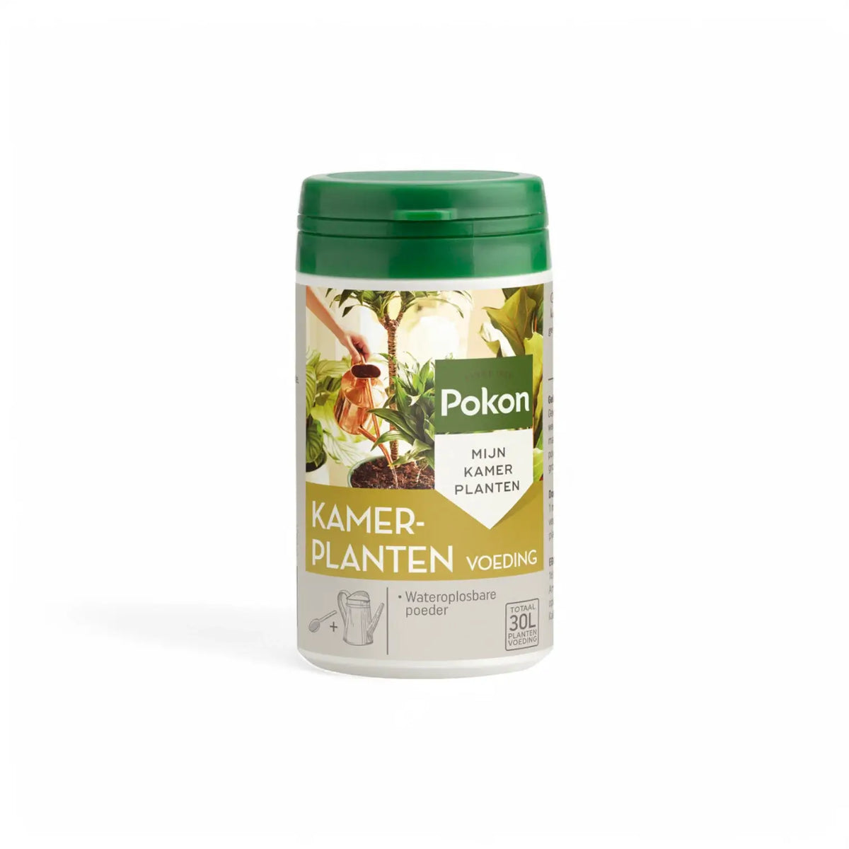 Pokon Zimmerpflanzendünger (Pulver) vor weißem Hintergrund, Produktfoto 4.