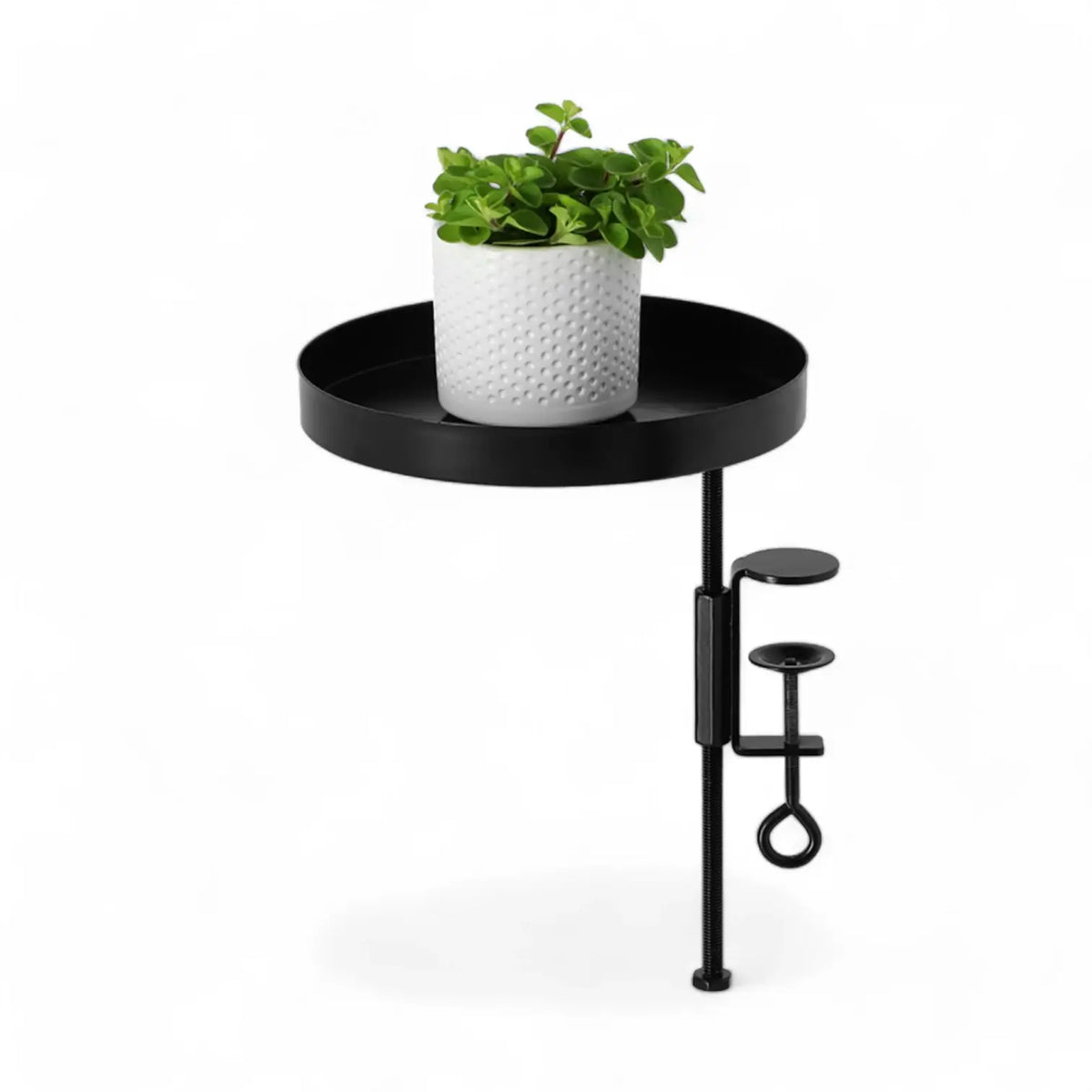 Pot Holder with Clamp on white background.