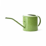 Watering can with enamel look main product photo on white background.